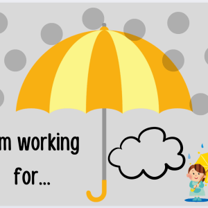 Rainy Day Token Board for Kids | Digital Download | Raindrop & Umbrella Token Board for Behavior Support, Autism, ABA, Classroom & Home Use